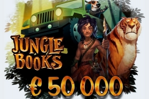 SlotV: Книги джунглей на € 50 000 + гонки за фриспинами